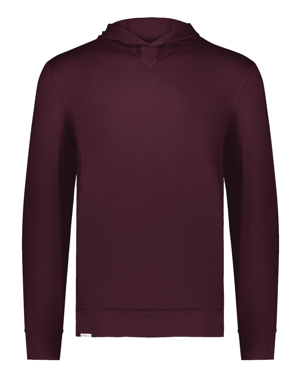 Holloway 222698 Youth Eco Revive™ Ventura Soft Knit Hooded Sweatshirt in Maroon