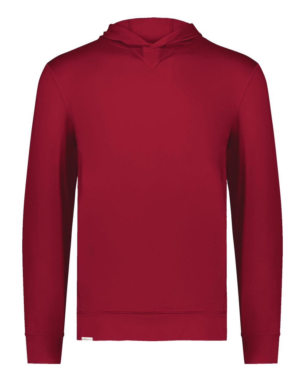 Holloway 222698 Youth Eco Revive™ Ventura Soft Knit Hooded Sweatshirt in Scarlet