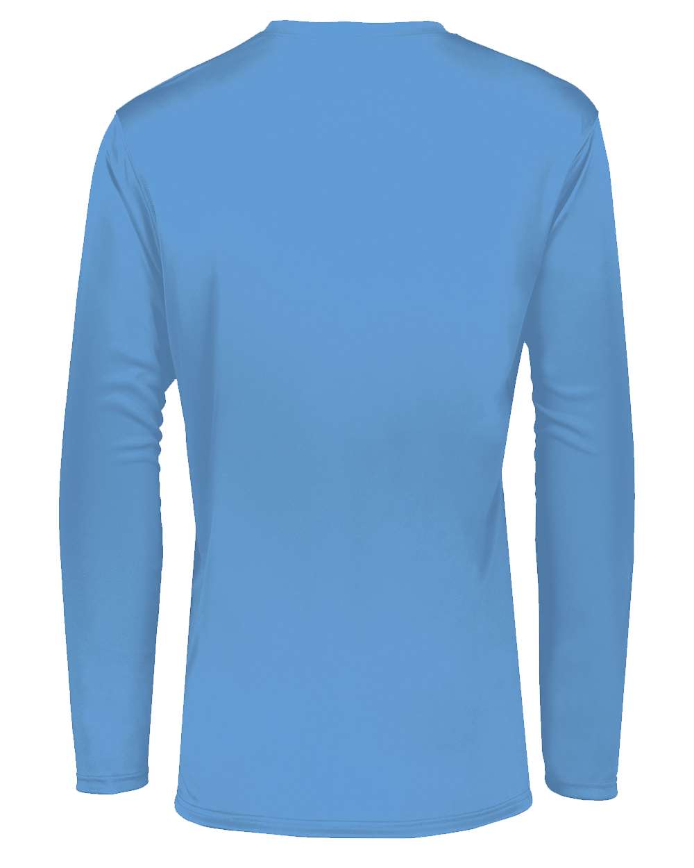 Holloway 222822 Men's Momentum Long Sleeve T-Shirt in Columbia Blue, back