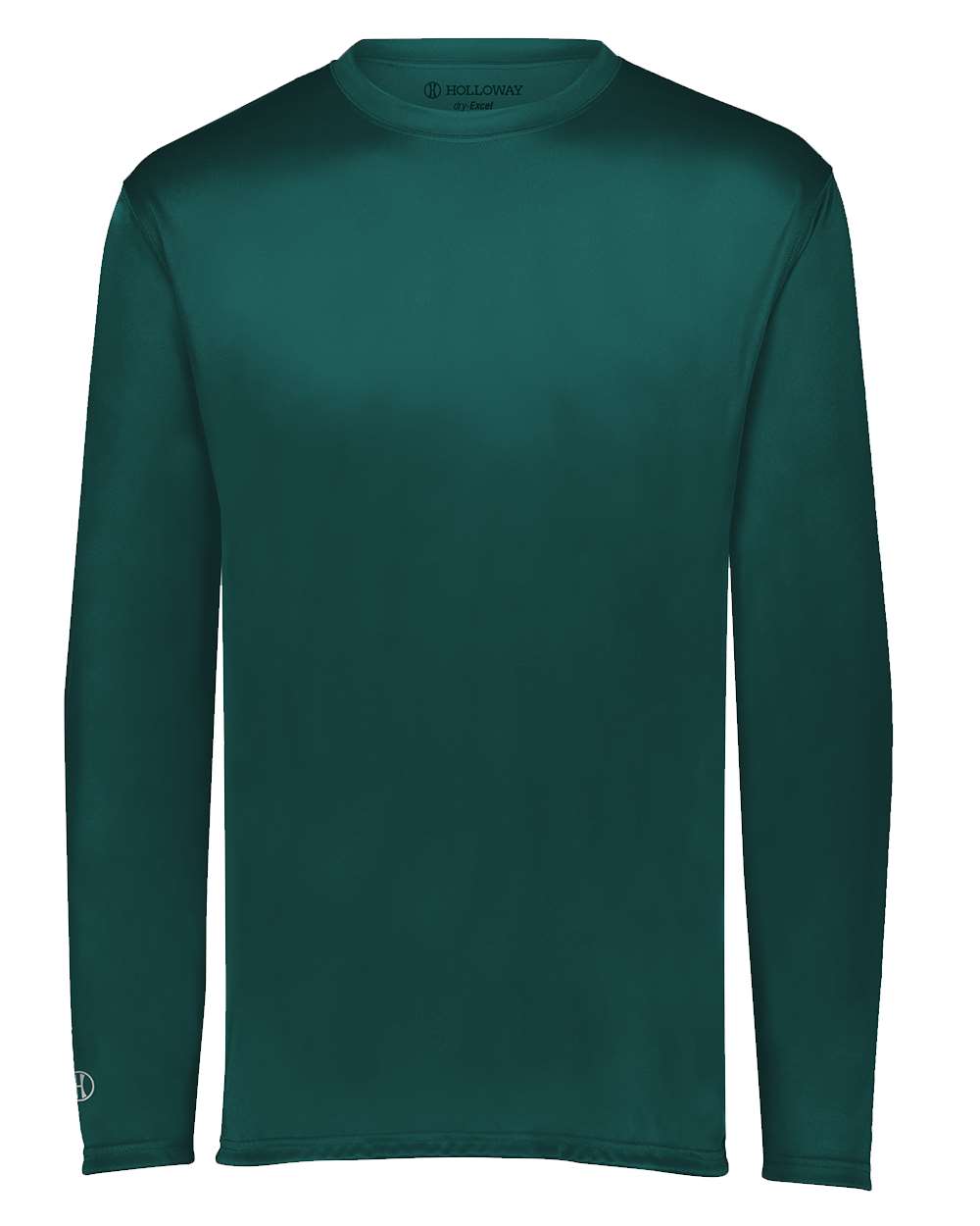 Holloway 222822 Men's Momentum Long Sleeve T-Shirt in Dark Green