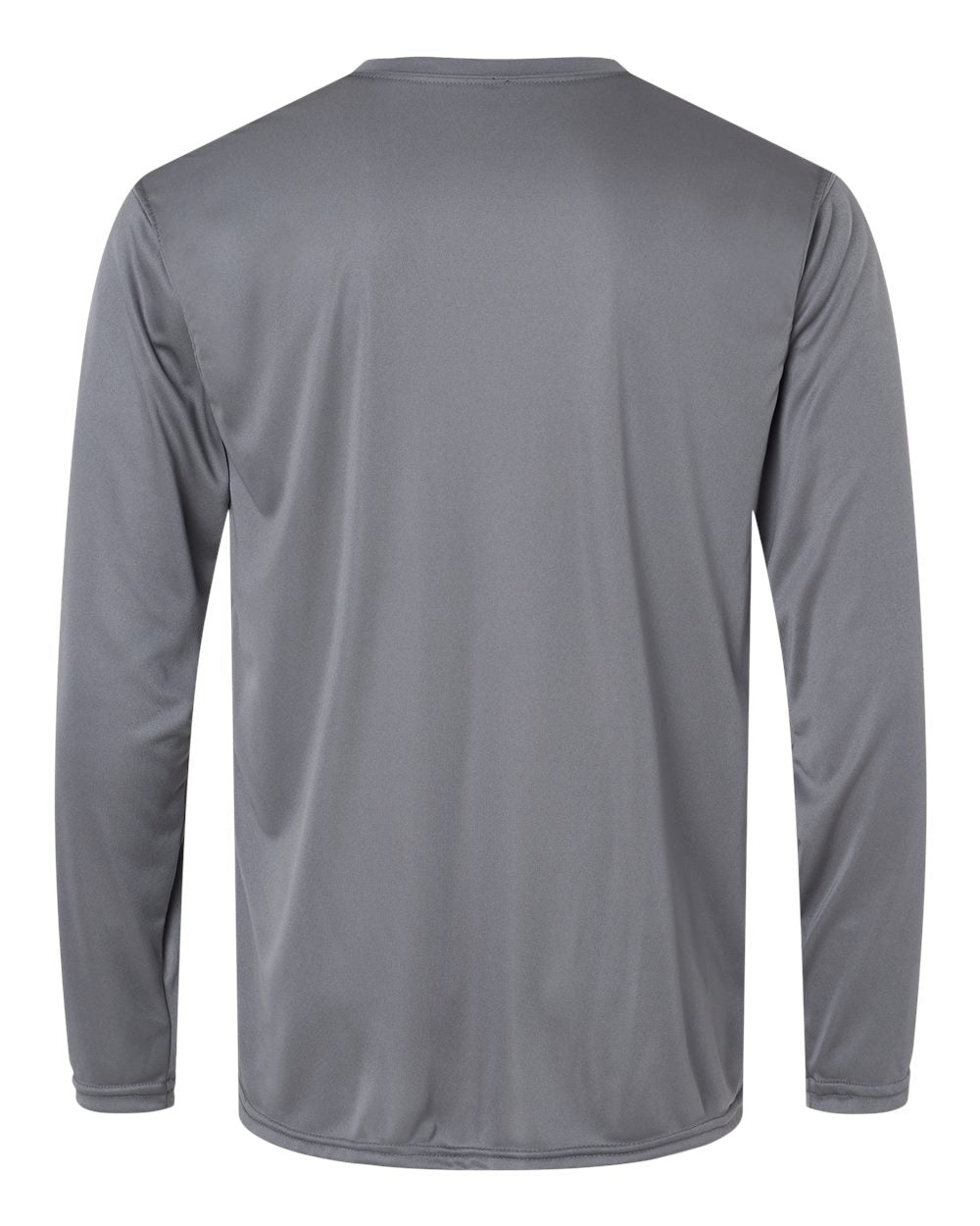Holloway 222822 Men's Momentum Long Sleeve T-Shirt in Graphite, back