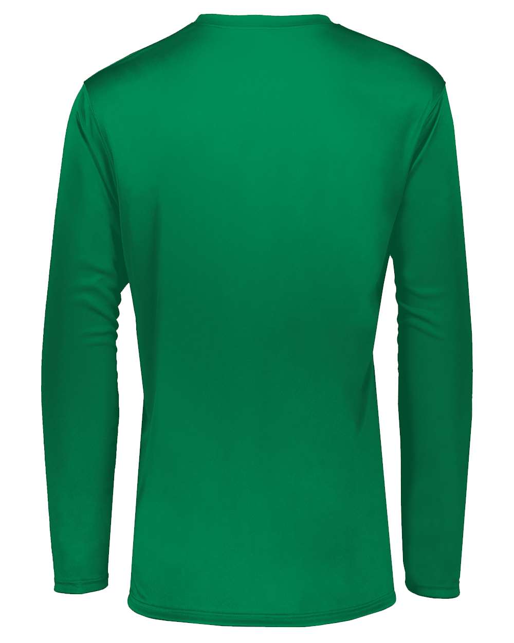 Holloway 222822 Men's Momentum Long Sleeve T-Shirt in Kelly, back