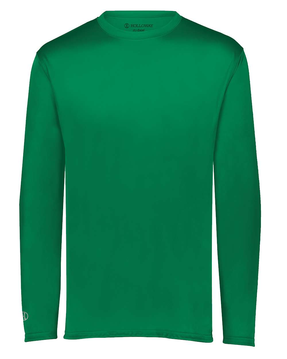 Holloway 222822 Men's Momentum Long Sleeve T-Shirt in Kelly