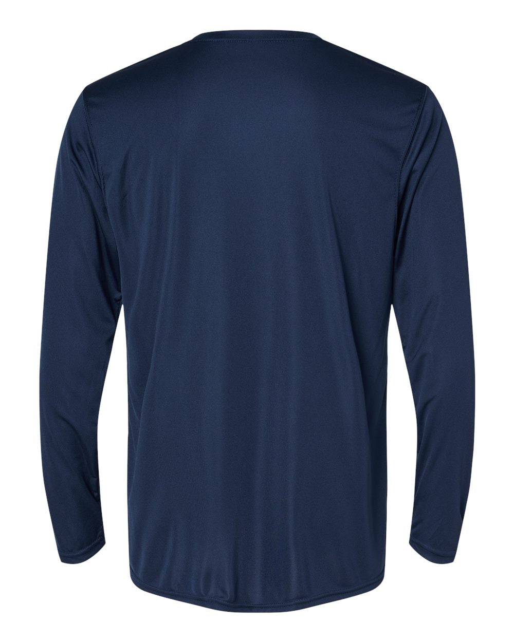 Holloway 222822 Men's Momentum Long Sleeve T-Shirt in Navy, back