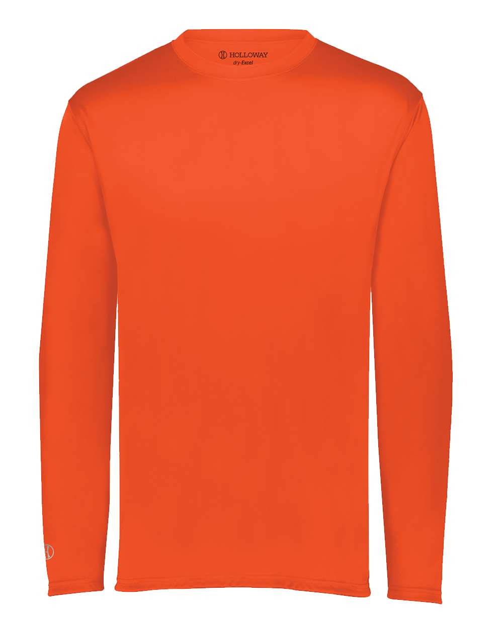 Holloway 222822 Men's Momentum Long Sleeve T-Shirt in Orange