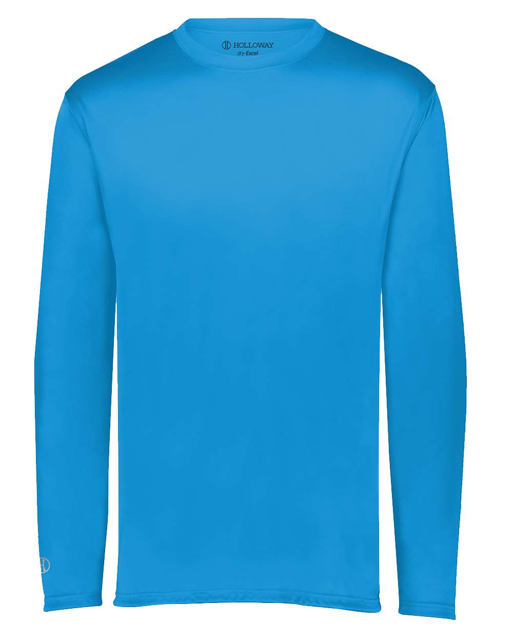 Holloway 222822 Men's Momentum Long Sleeve T-Shirt in Power Blue