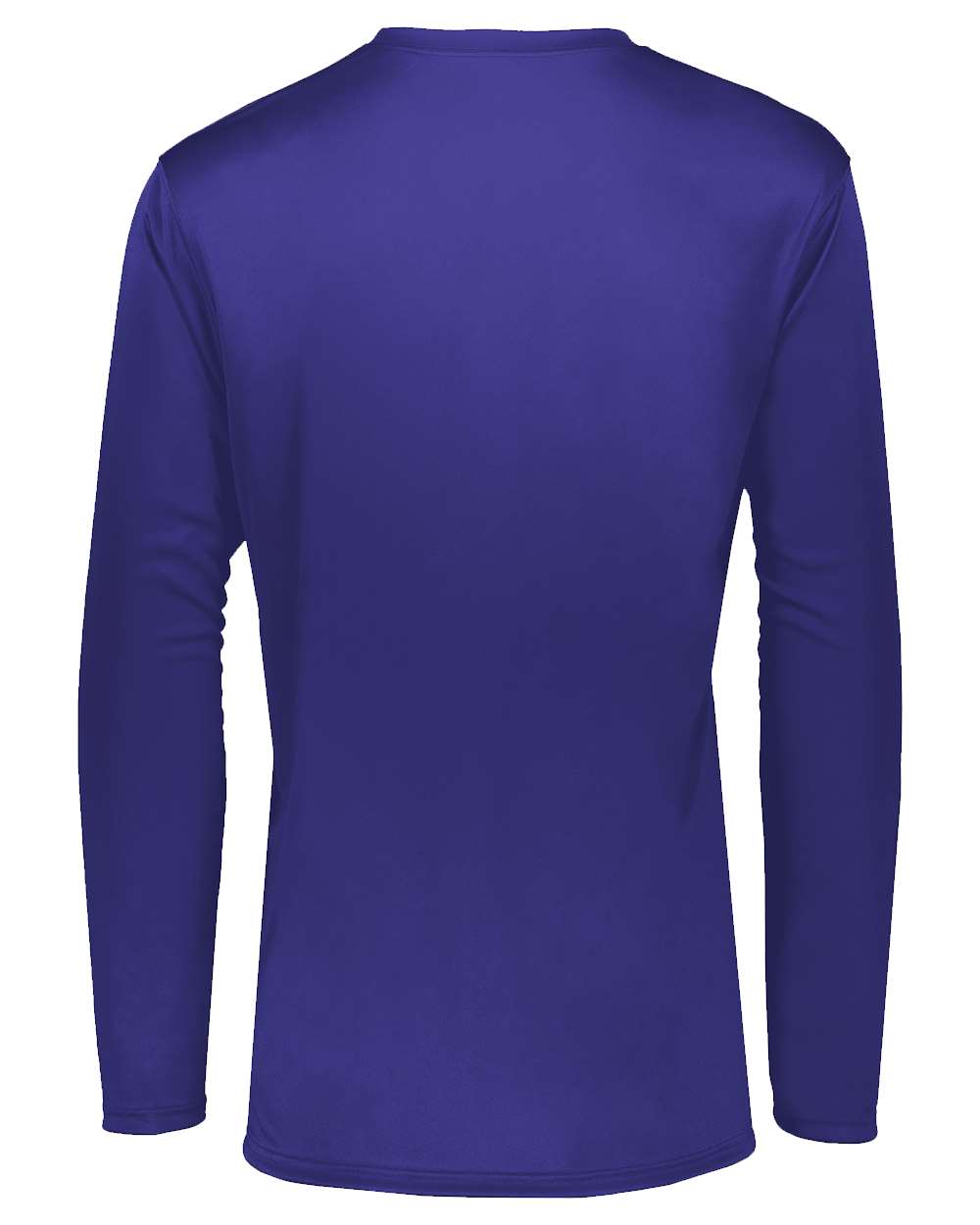Holloway 222822 Men's Momentum Long Sleeve T-Shirt in Purple, back