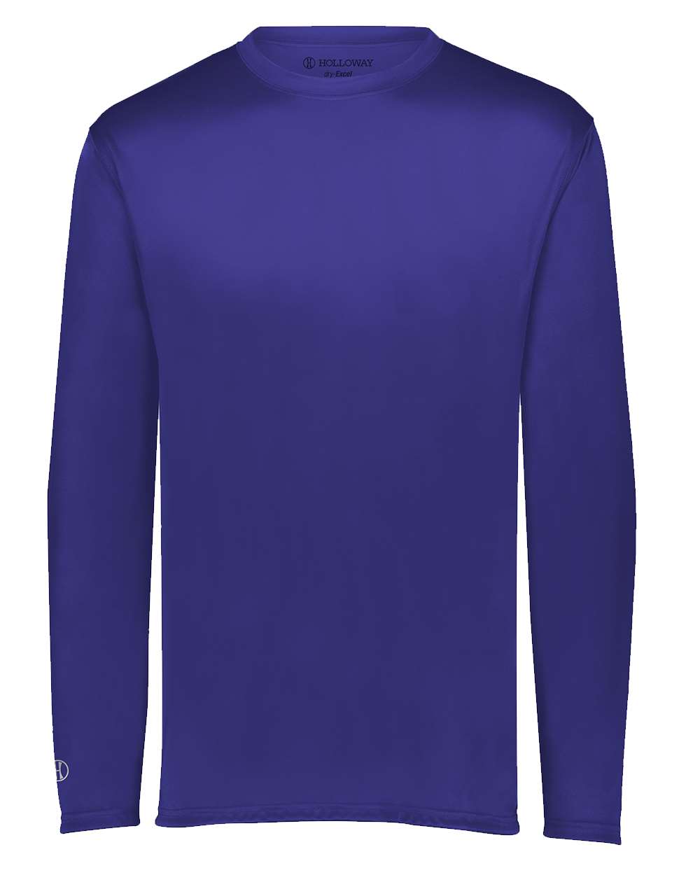 Holloway 222822 Men's Momentum Long Sleeve T-Shirt in Purple