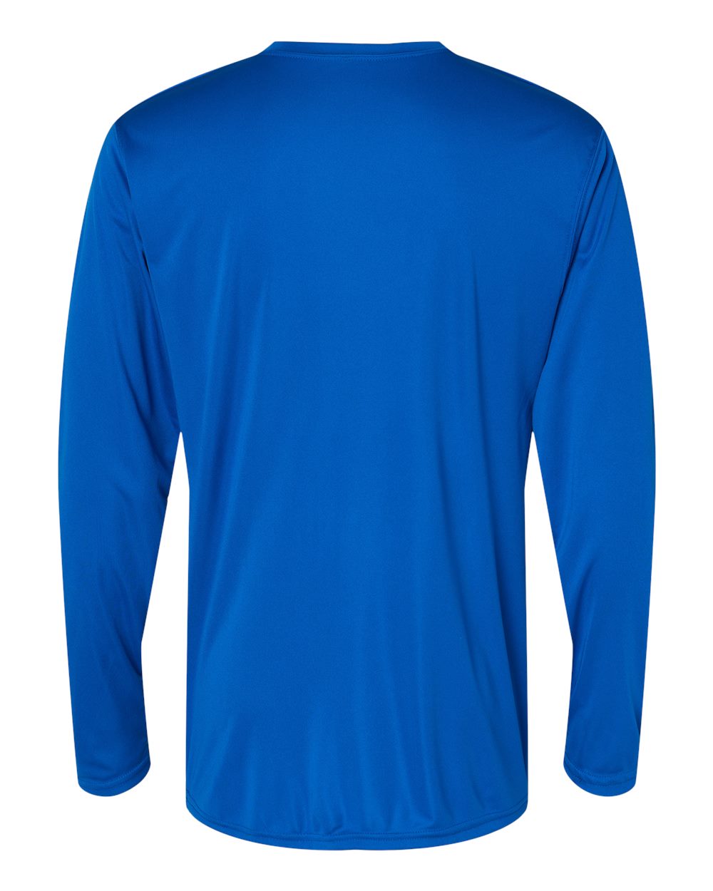 Holloway 222822 Men's Momentum Long Sleeve T-Shirt in Royal, back