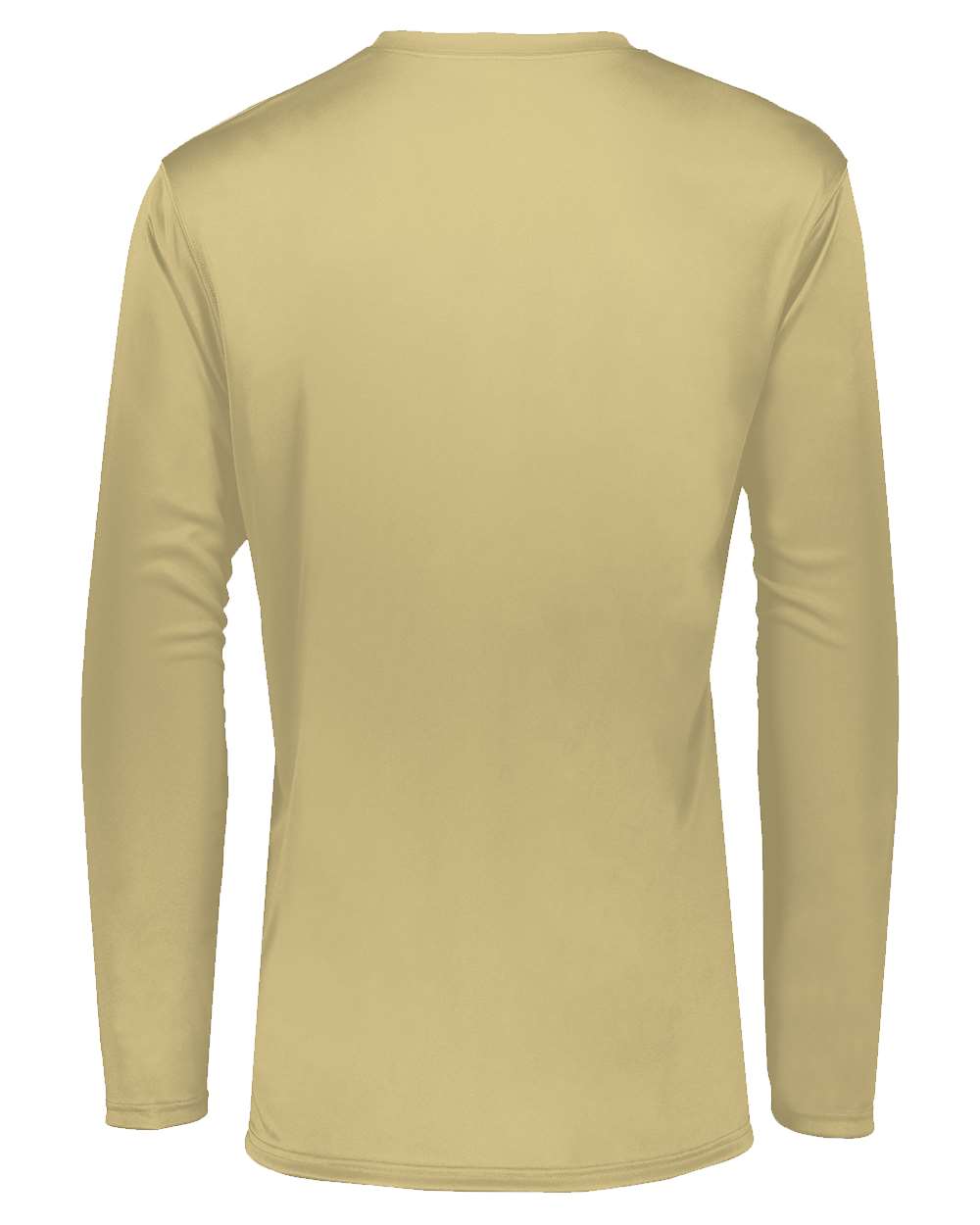 Holloway 222822 Men's Momentum Long Sleeve T-Shirt in Vegas Gold, back