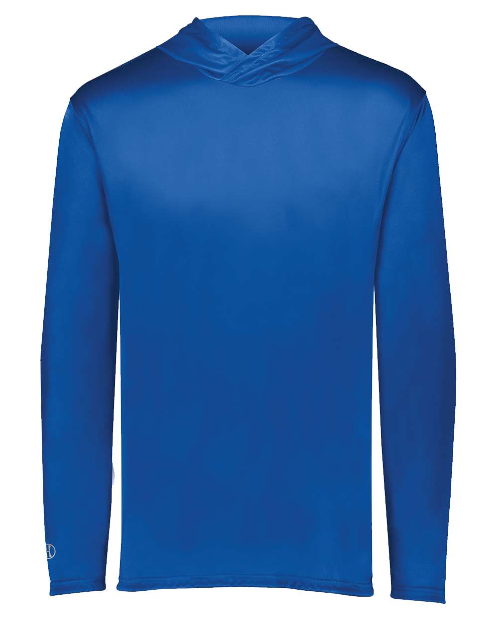 Holloway 222830 Men's Momentum Hooded Long Sleeve T-Shirt in Royal