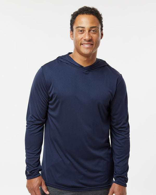 Holloway 222830 Men's Momentum Hooded Long Sleeve T-Shirt