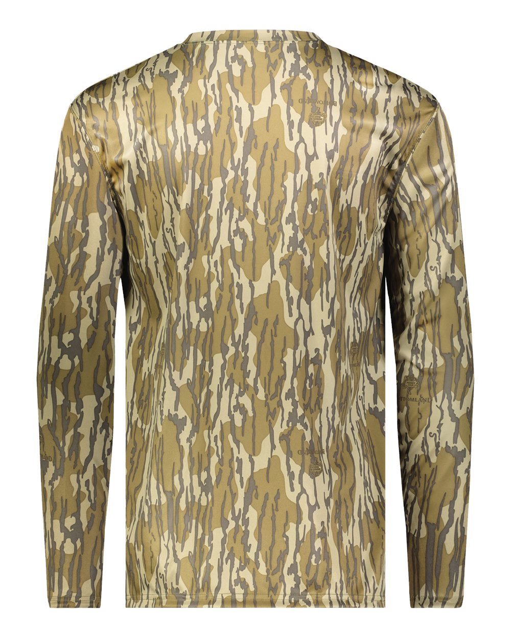 Holloway 222836 Men's Mossy Oak Momentum Long Sleeve T-Shirt in Original Bottomland, back