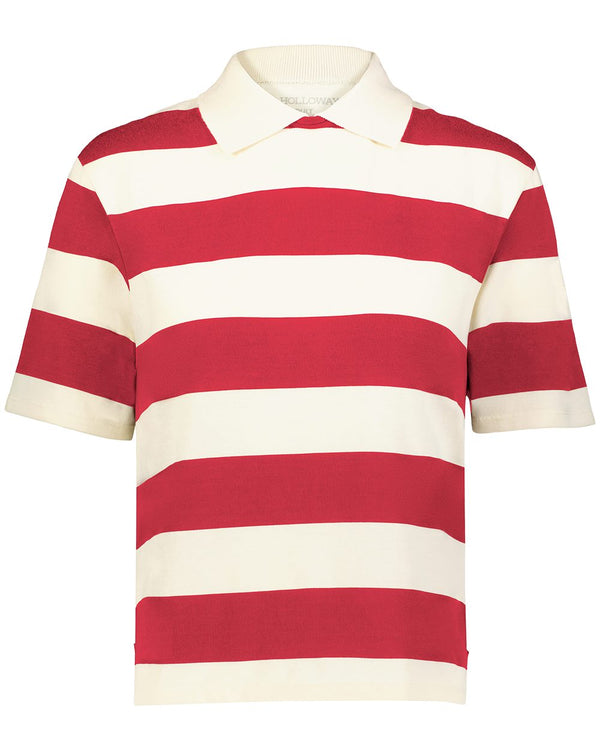 Holloway 226302 Women's Prep Street Rugby Crop T-Shirt