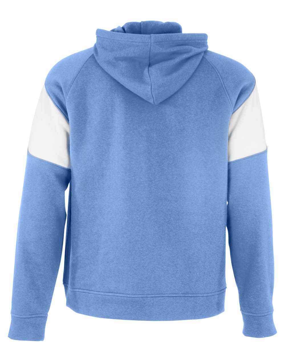 Holloway 229546 Unisex Athletic Fleece Prospect Hooded Sweatshirt in University Blue/ White, back