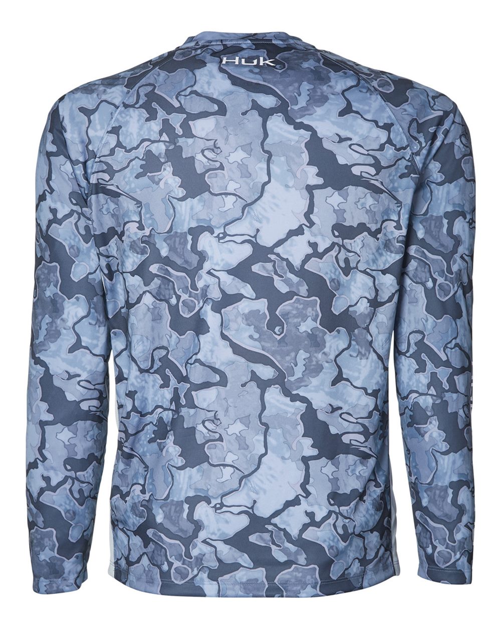 HUK H12L003 Unisex LoPro Camo Long Sleeve T-Shirt in Erie, back