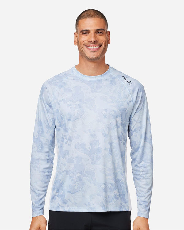 HUK H12L003 Unisex LoPro Camo Long Sleeve T-Shirt