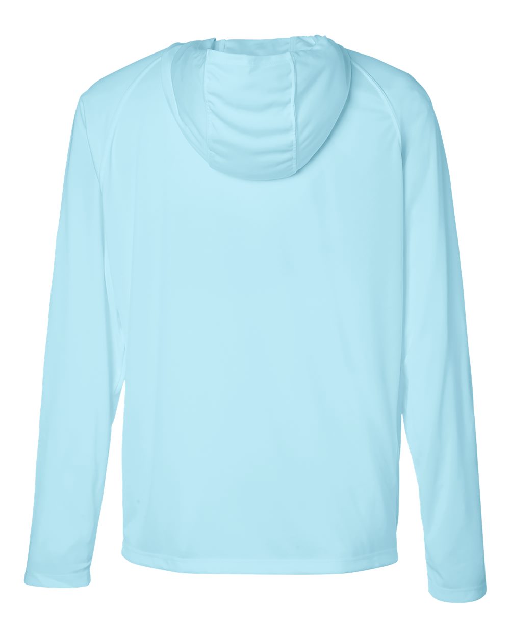 HUK H12L010 Men's LoPro Pursuit Long Sleeve Hooded T-Shirt in Island Paradise, back