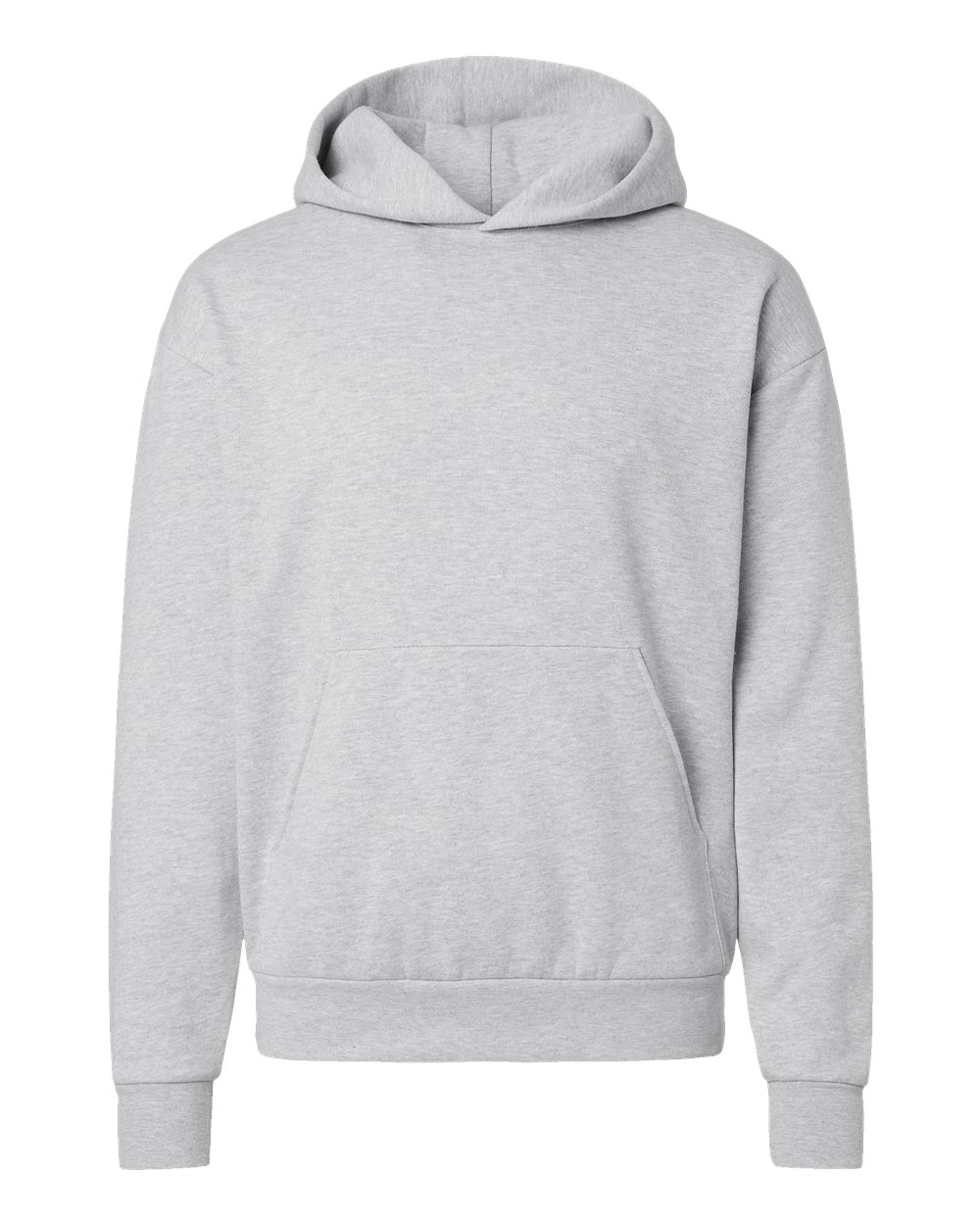 Independent Trading Co. IND280SL Unisex Avenue Midweight Hooded Sweatshirt in Grey Heather