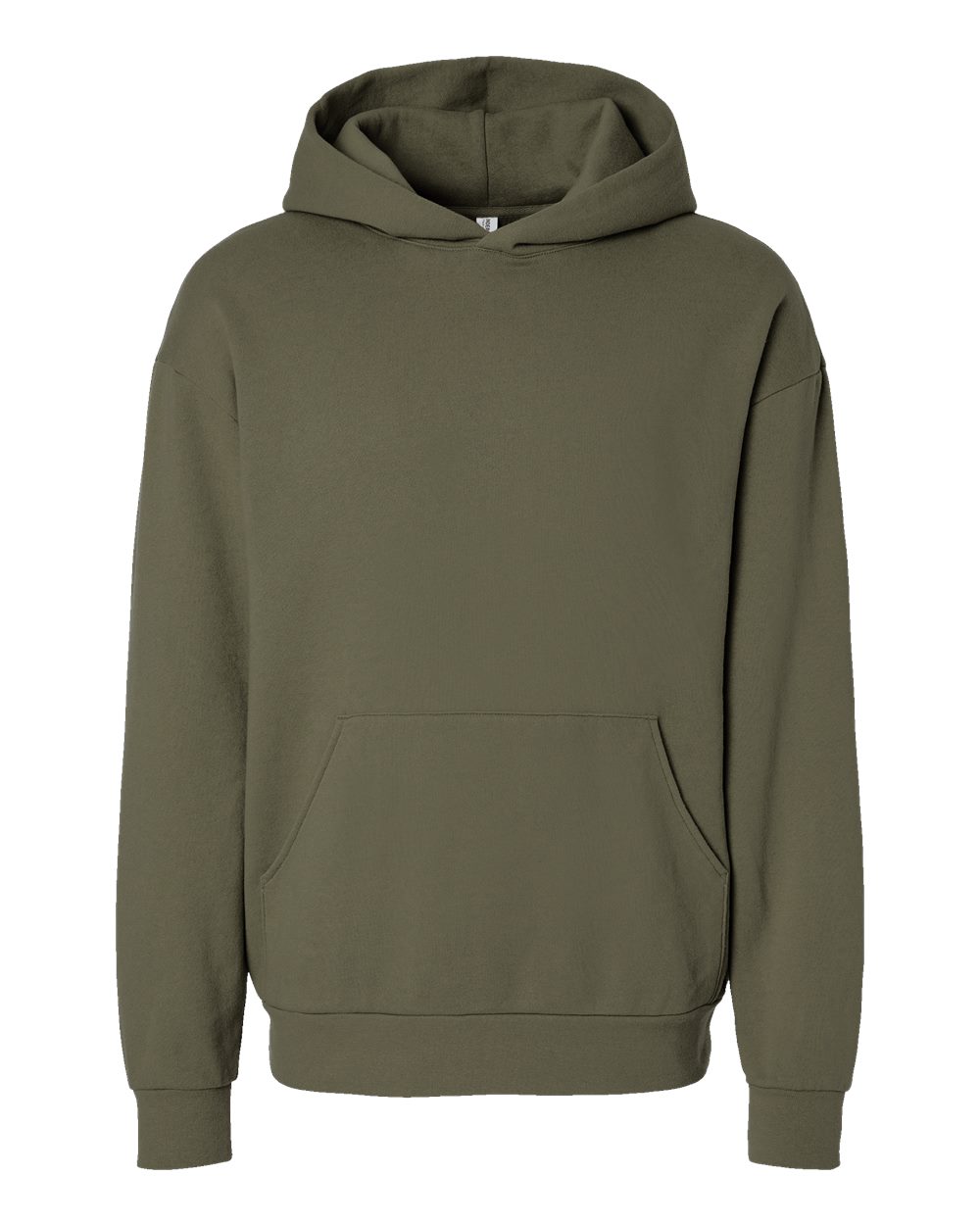 Independent Trading Co. IND280SL Unisex Avenue Midweight Hooded Sweatshirt in Olive