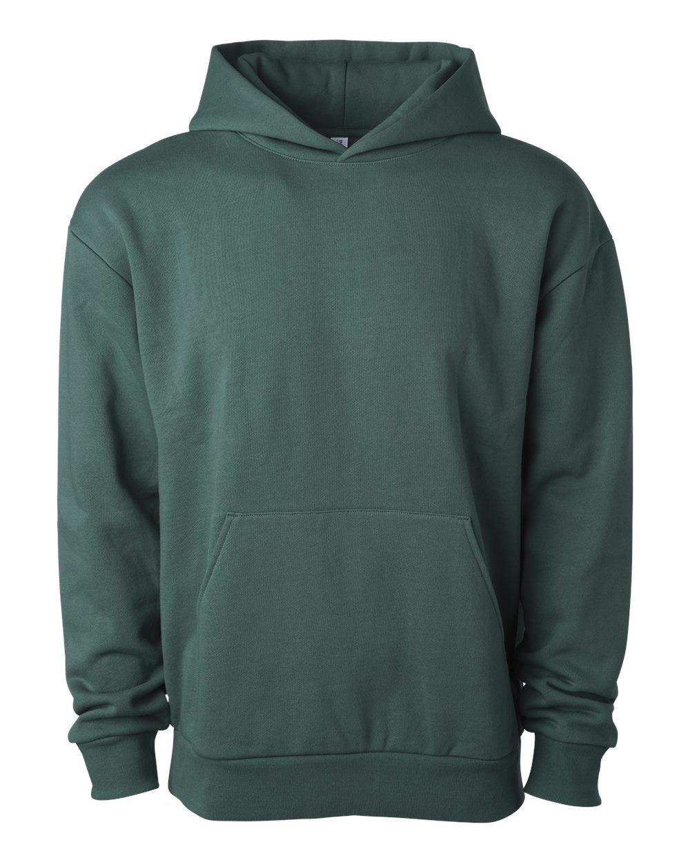 Independent Trading Co. IND330BLV Unisex Boulevard Heavyweight Hooded Sweatshirt in Alpine Green
