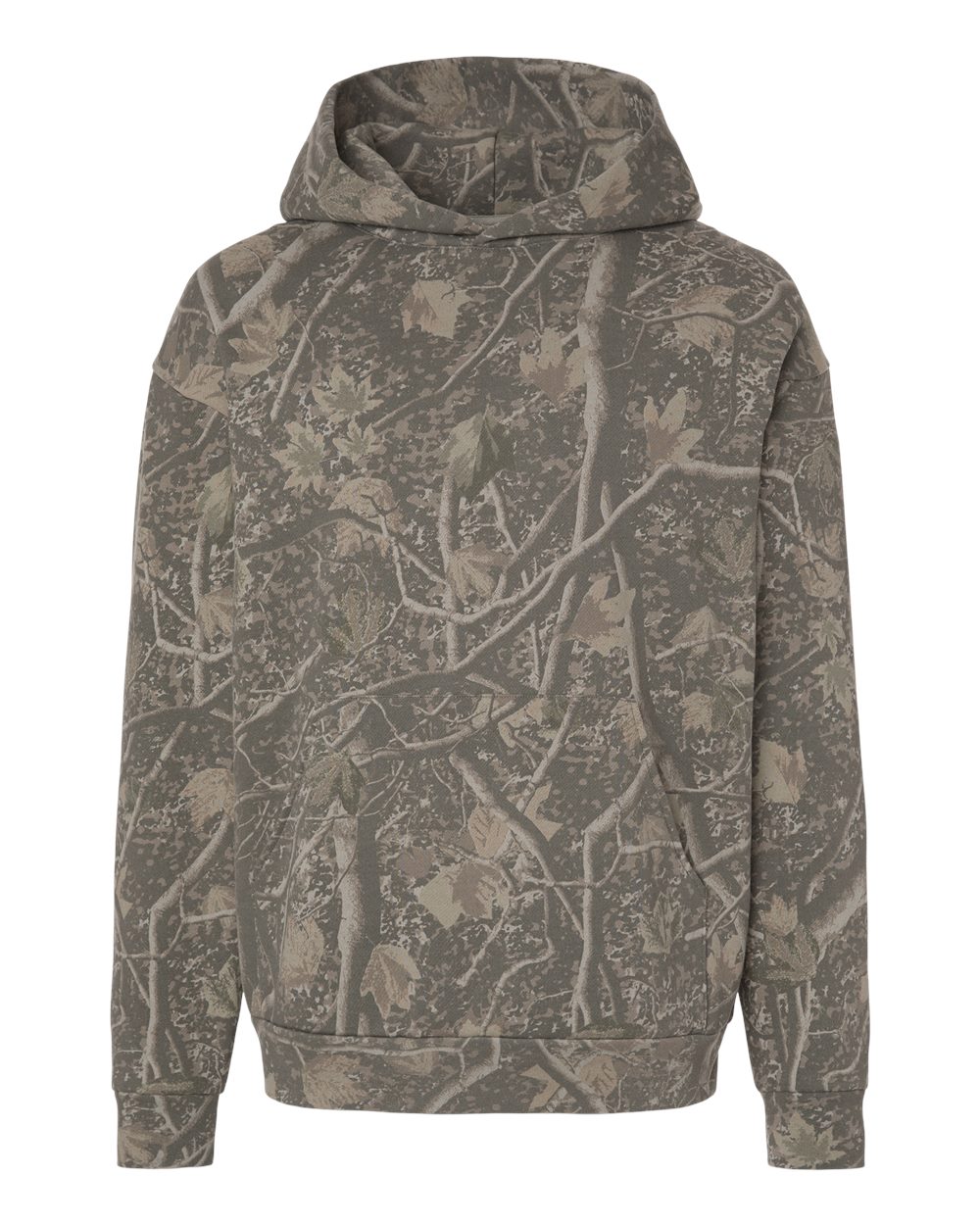 Independent Trading Co. IND330BLV Unisex Boulevard Heavyweight Hooded Sweatshirt in Deadwood Tree Camo