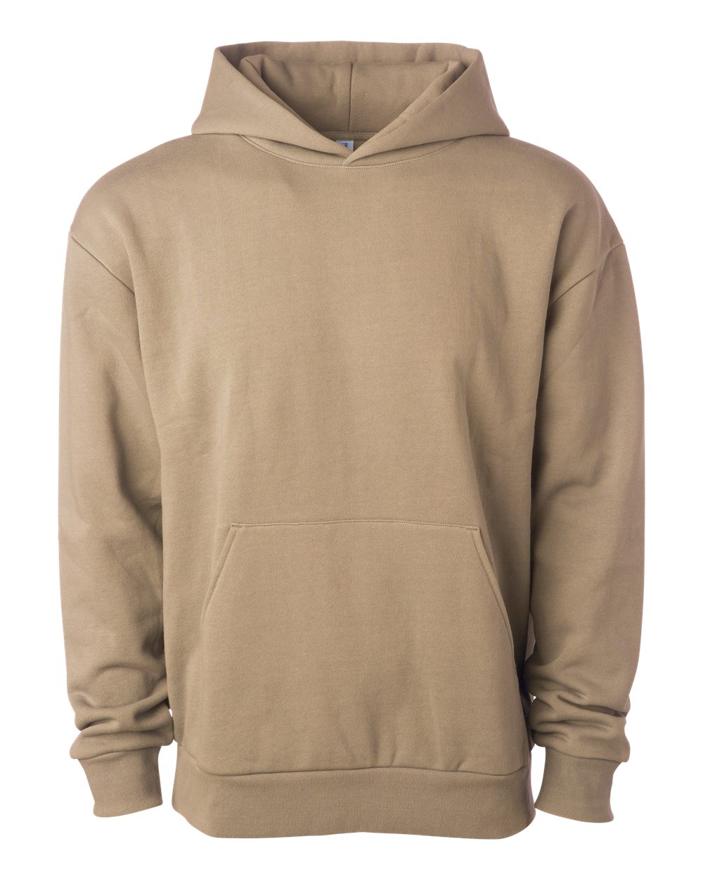 Independent Trading Co. IND330BLV Unisex Boulevard Heavyweight Hooded Sweatshirt in Sandstone
