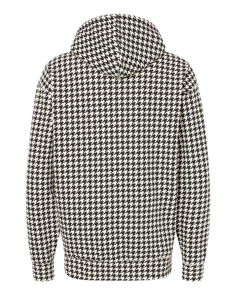 Independent Trading Co. IND4000 Unisex Heavyweight Hooded Sweatshirt in Houndstooth, back
