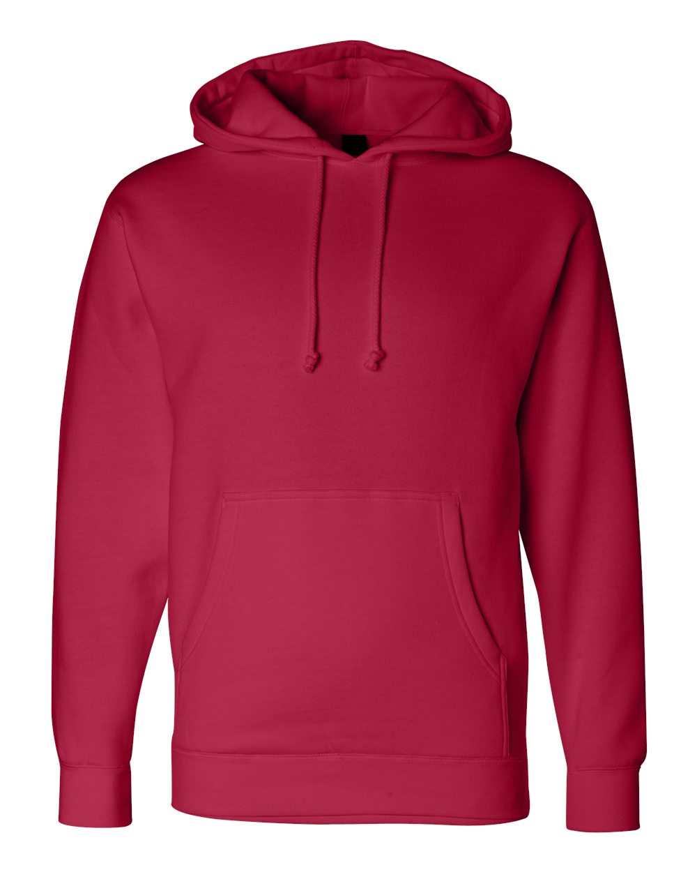 Independent Trading Co. IND4000 Unisex Heavyweight Hooded Sweatshirt in Red