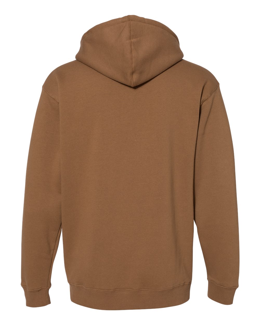 Independent Trading Co. IND4000 Unisex Heavyweight Hooded Sweatshirt in Saddle, back