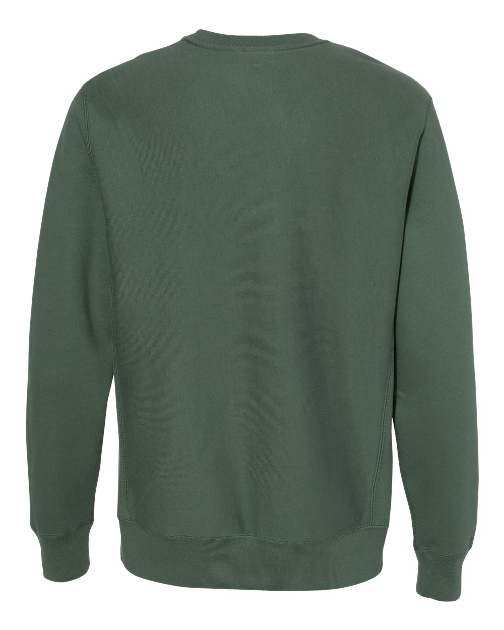 Independent Trading Co. IND5000C Unisex Legend Premium Heavyweight Cross-Grain Crewneck Sweatshirt in Alpine Green, back