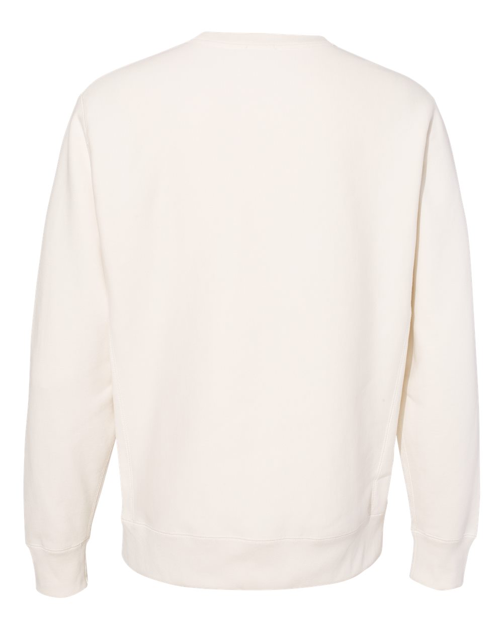 Independent Trading Co. IND5000C Unisex Legend Premium Heavyweight Cross-Grain Crewneck Sweatshirt in Bone, back