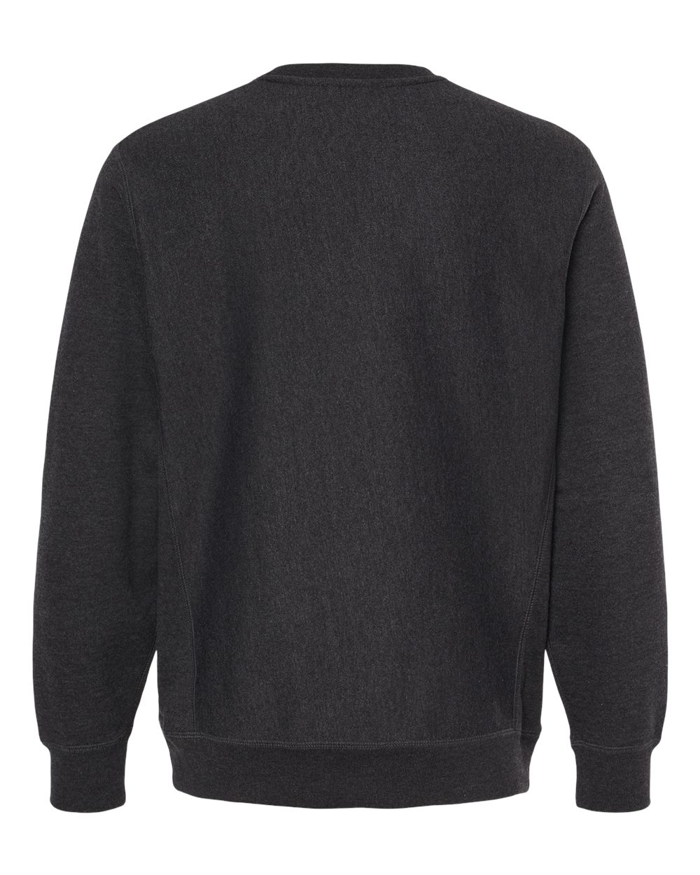 Independent Trading Co. IND5000C Unisex Legend Premium Heavyweight Cross-Grain Crewneck Sweatshirt in Charcoal Heather, back