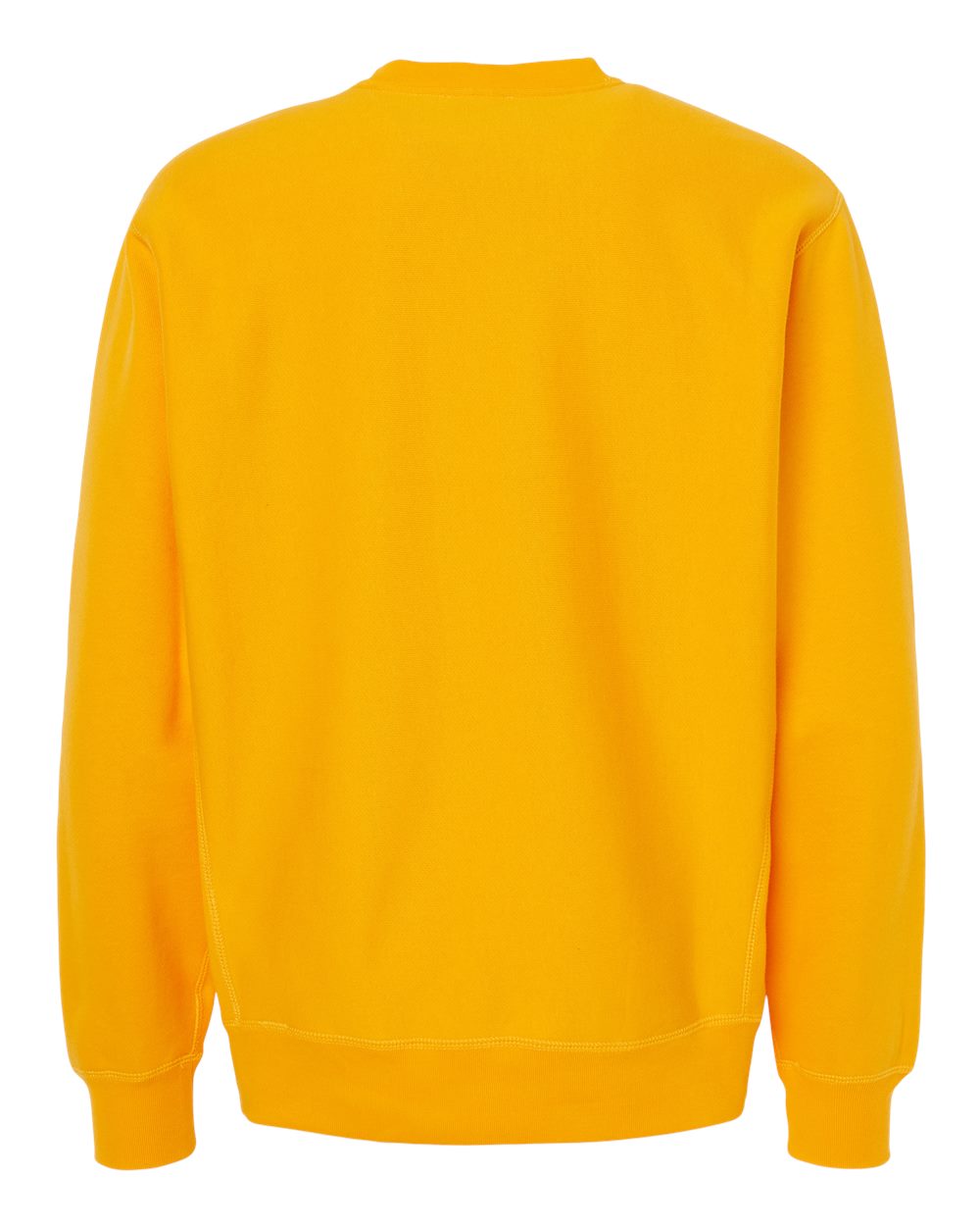 Independent Trading Co. IND5000C Unisex Legend Premium Heavyweight Cross-Grain Crewneck Sweatshirt in Gold, back