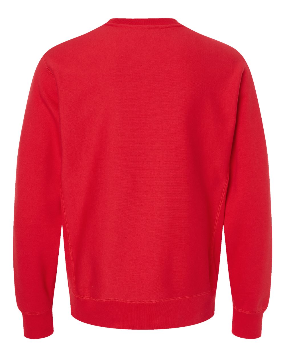 Independent Trading Co. IND5000C Unisex Legend Premium Heavyweight Cross-Grain Crewneck Sweatshirt in Red, back