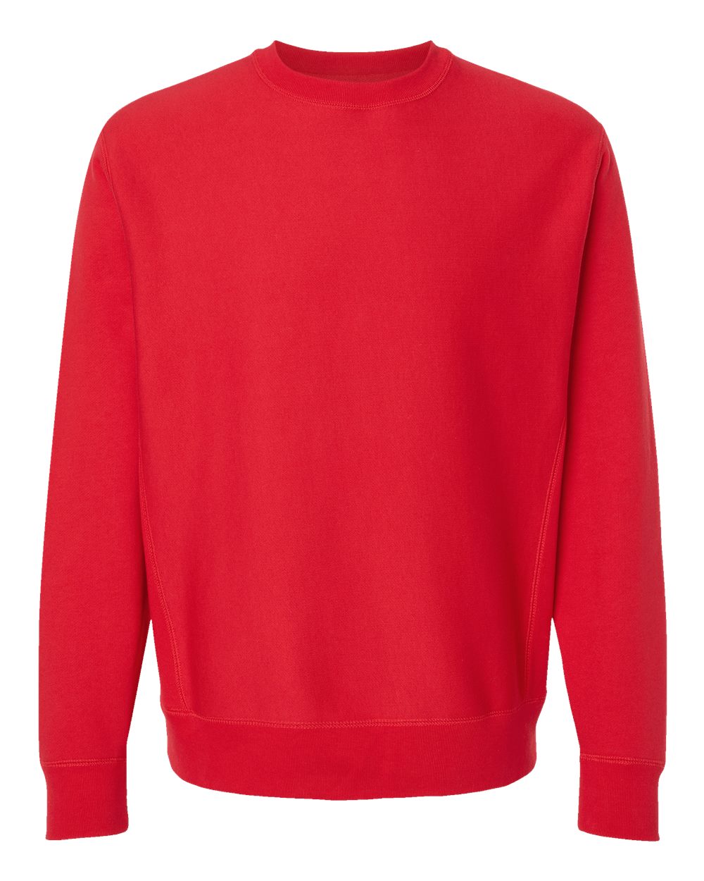 Independent Trading Co. IND5000C Unisex Legend Premium Heavyweight Cross-Grain Crewneck Sweatshirt in Red