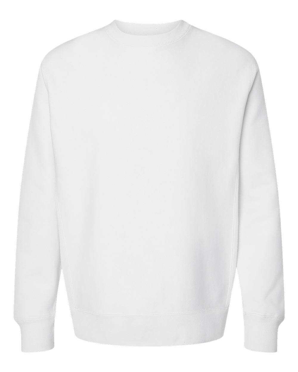 Independent Trading Co. IND5000C Unisex Legend Premium Heavyweight Cross-Grain Crewneck Sweatshirt in White