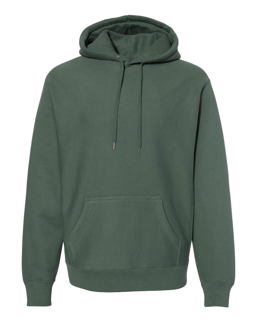 Independent Trading Co. IND5000P Unisex Legend Premium Heavyweight Cross-Grain Hooded Sweatshirt in Alpine Green