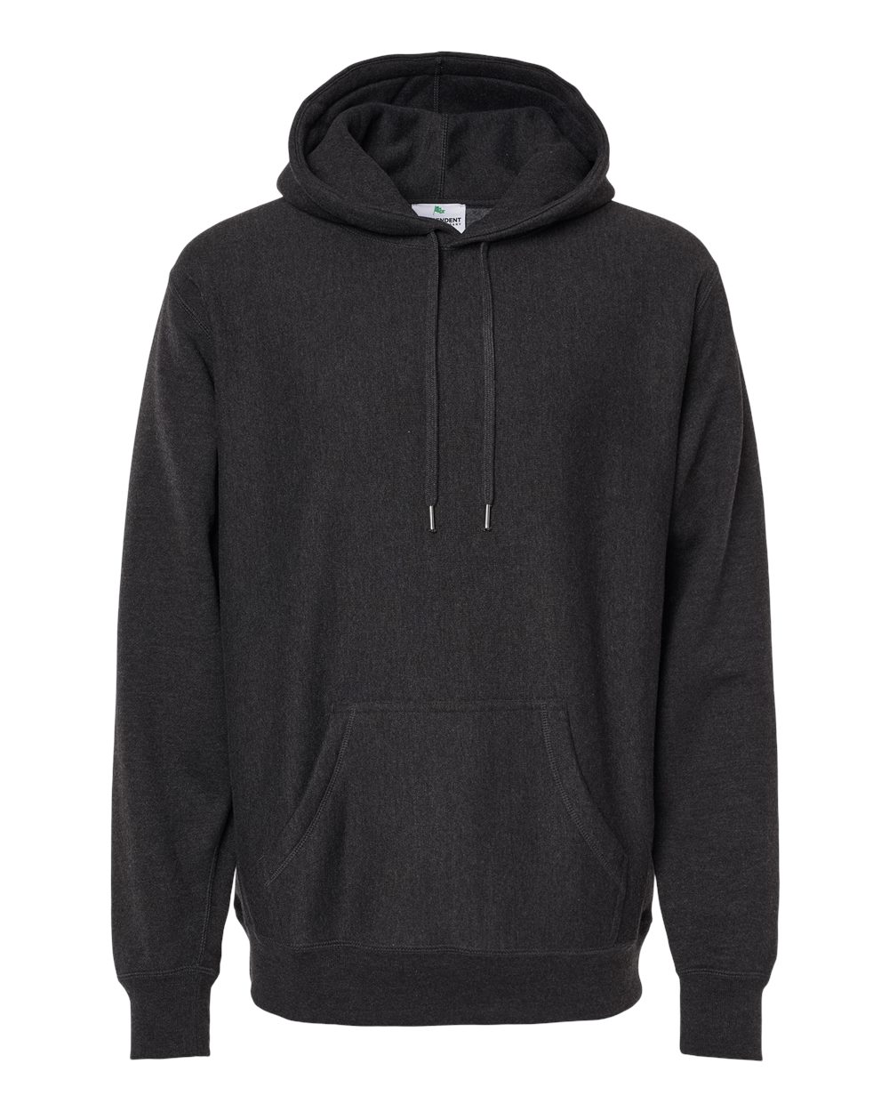 Independent Trading Co. IND5000P Unisex Legend Premium Heavyweight Cross-Grain Hooded Sweatshirt in Charcoal Heather