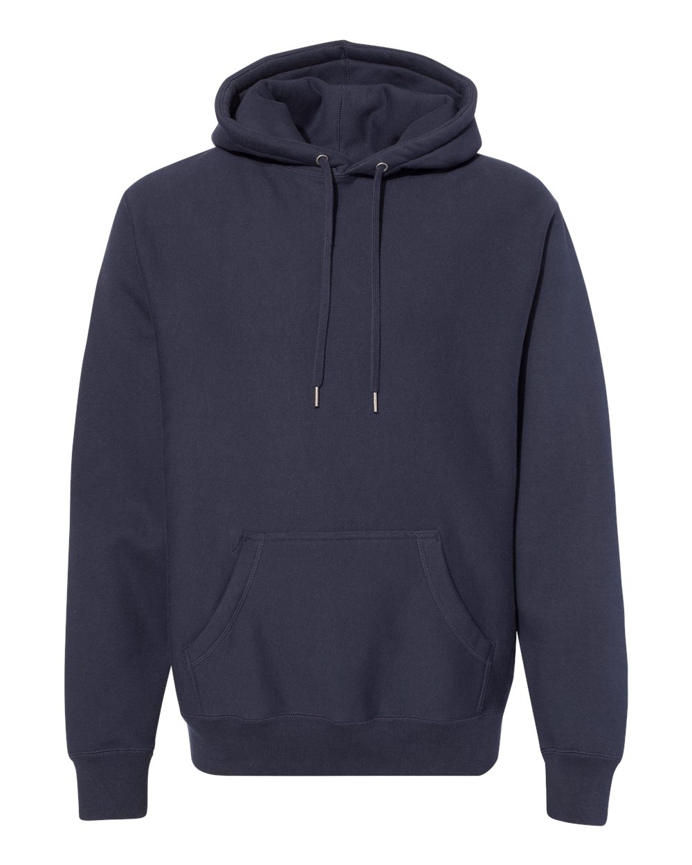 Independent Trading Co. IND5000P Unisex Legend Premium Heavyweight Cross-Grain Hooded Sweatshirt in Classic Navy