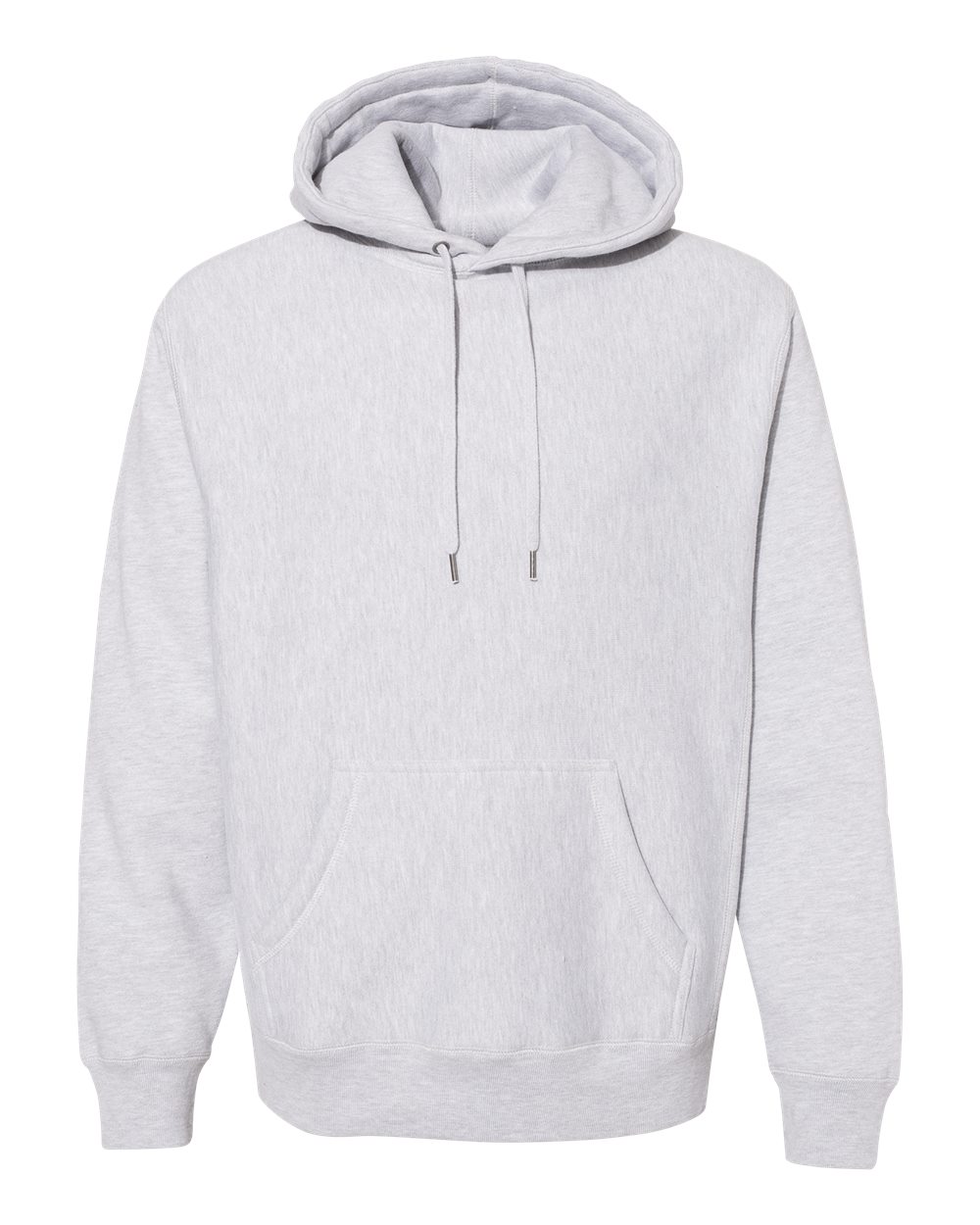 Independent Trading Co. IND5000P Unisex Legend Premium Heavyweight Cross-Grain Hooded Sweatshirt in Grey Heather