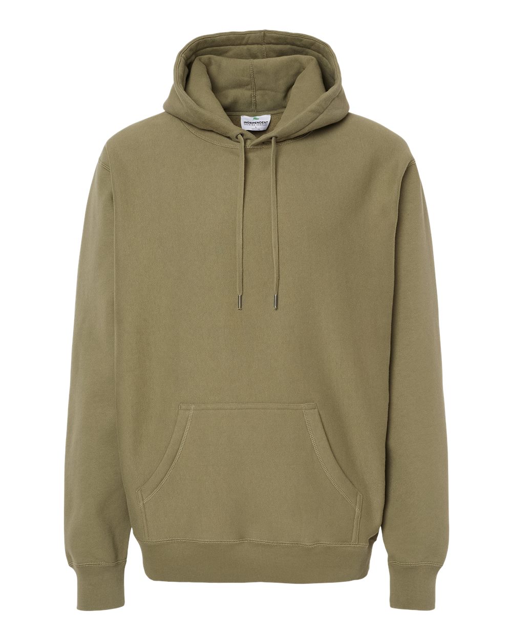 Independent Trading Co. IND5000P Unisex Legend Premium Heavyweight Cross-Grain Hooded Sweatshirt in Olive
