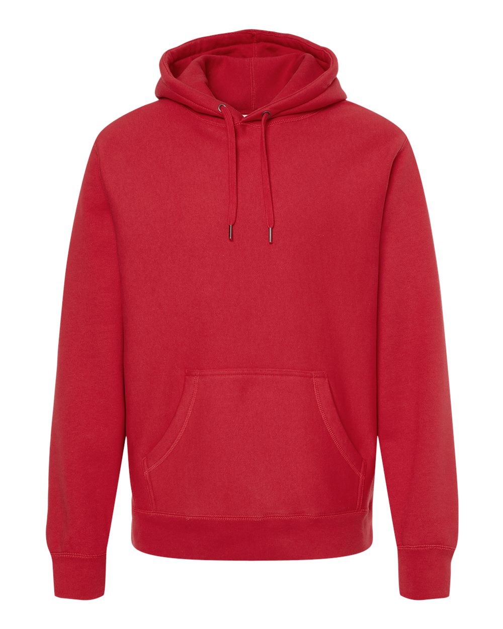 Independent Trading Co. IND5000P Unisex Legend Premium Heavyweight Cross-Grain Hooded Sweatshirt in Red