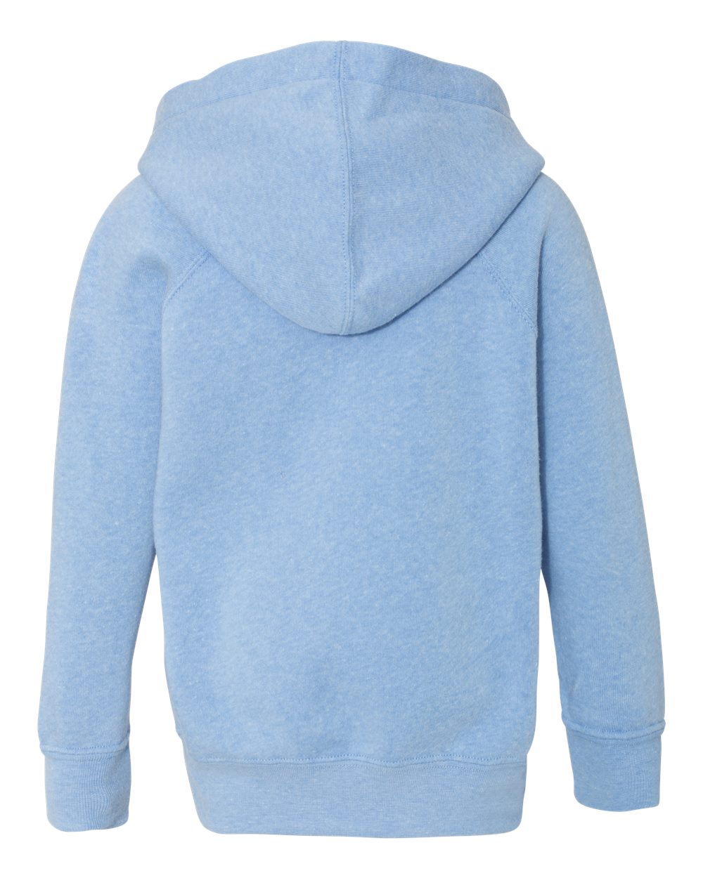 Independent Trading Co. PRM10TSB Toddler Special Blend Hooded Raglan Sweatshirt in Pacific, back
