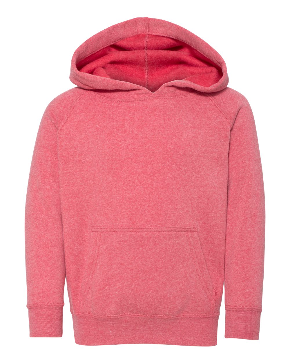 Independent Trading Co. PRM10TSB Toddler Special Blend Hooded Raglan Sweatshirt in Pomegranate