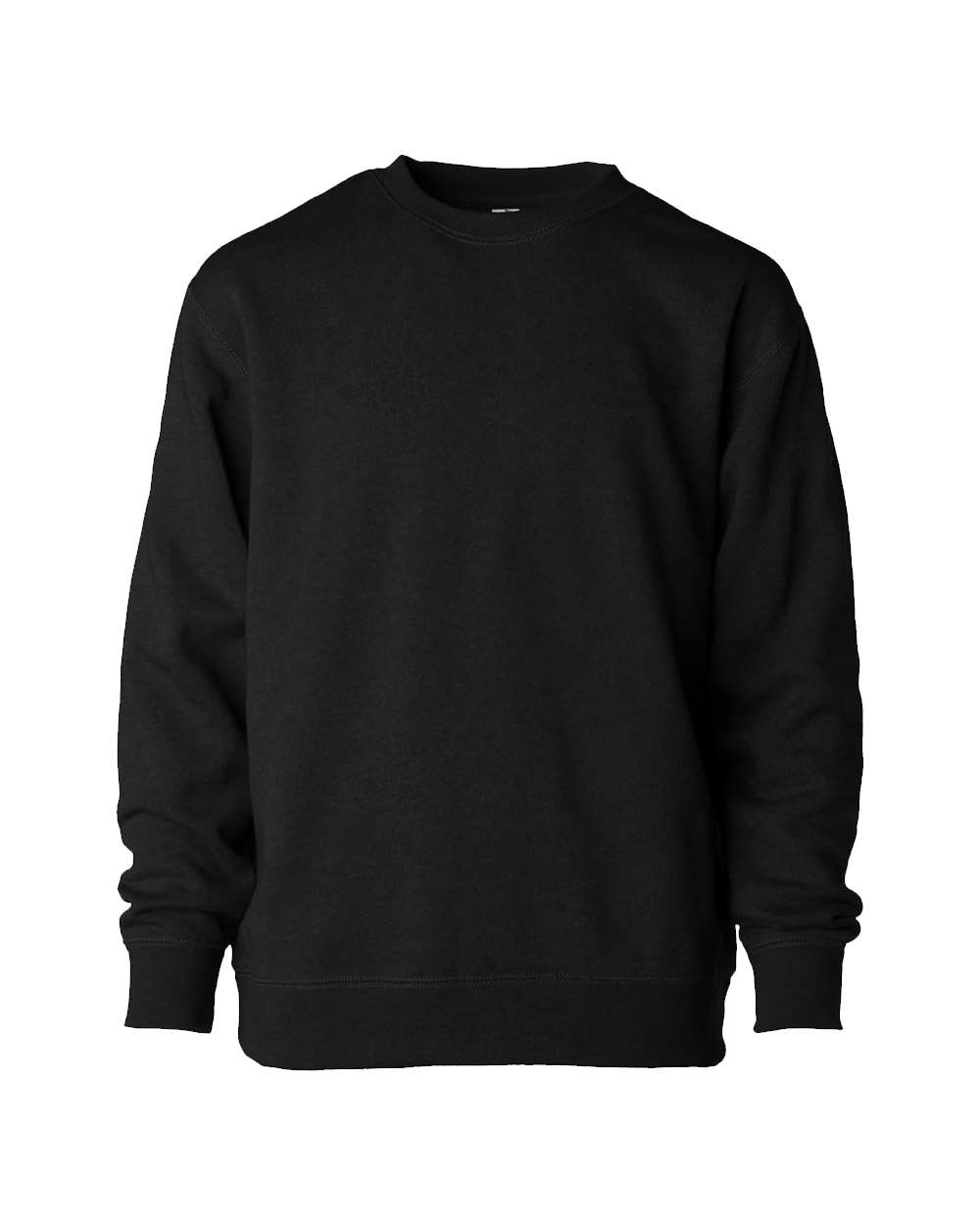 Independent Trading Co. PRM10TSBC Toddler Lightweight Special Blend Crewneck Sweatshirt in Black