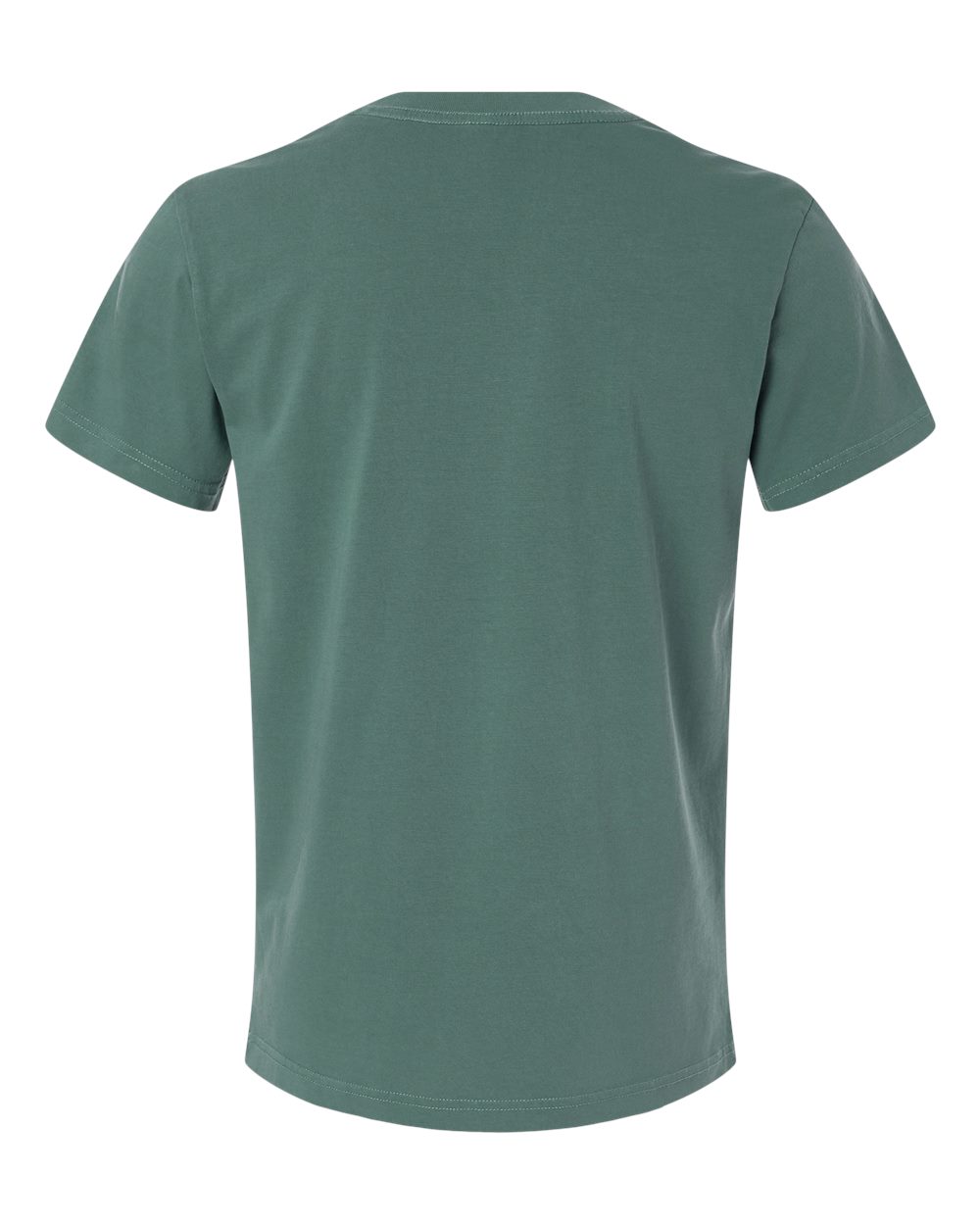 Independent Trading Co. PRM180PT Unisex Premium T-Shirt in Pigment Alpine Green, back