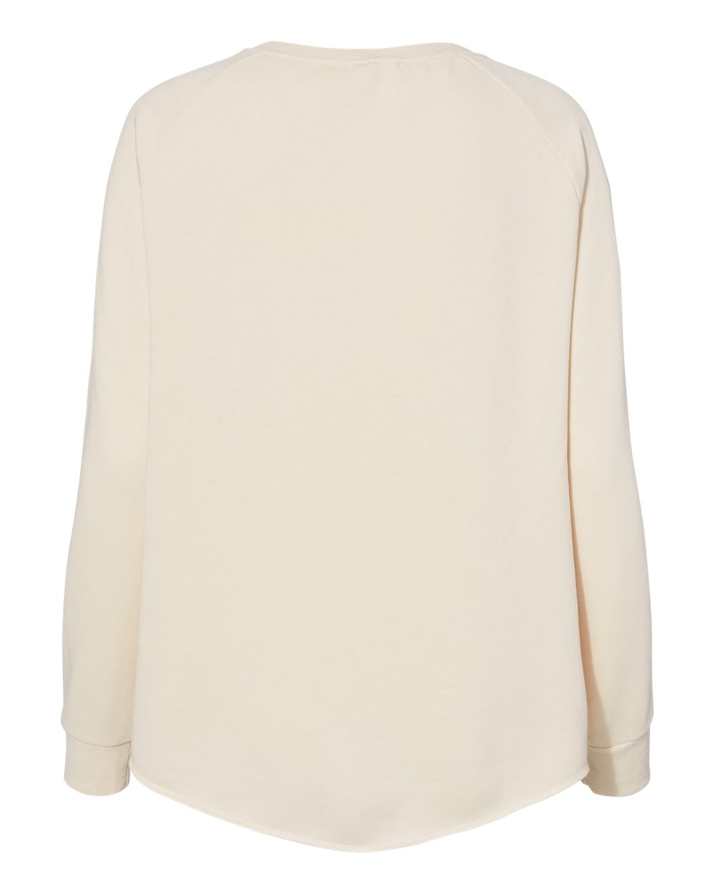 Independent Trading Co. PRM2000 Women's California Wave Wash Crewneck Sweatshirt in Bone, back