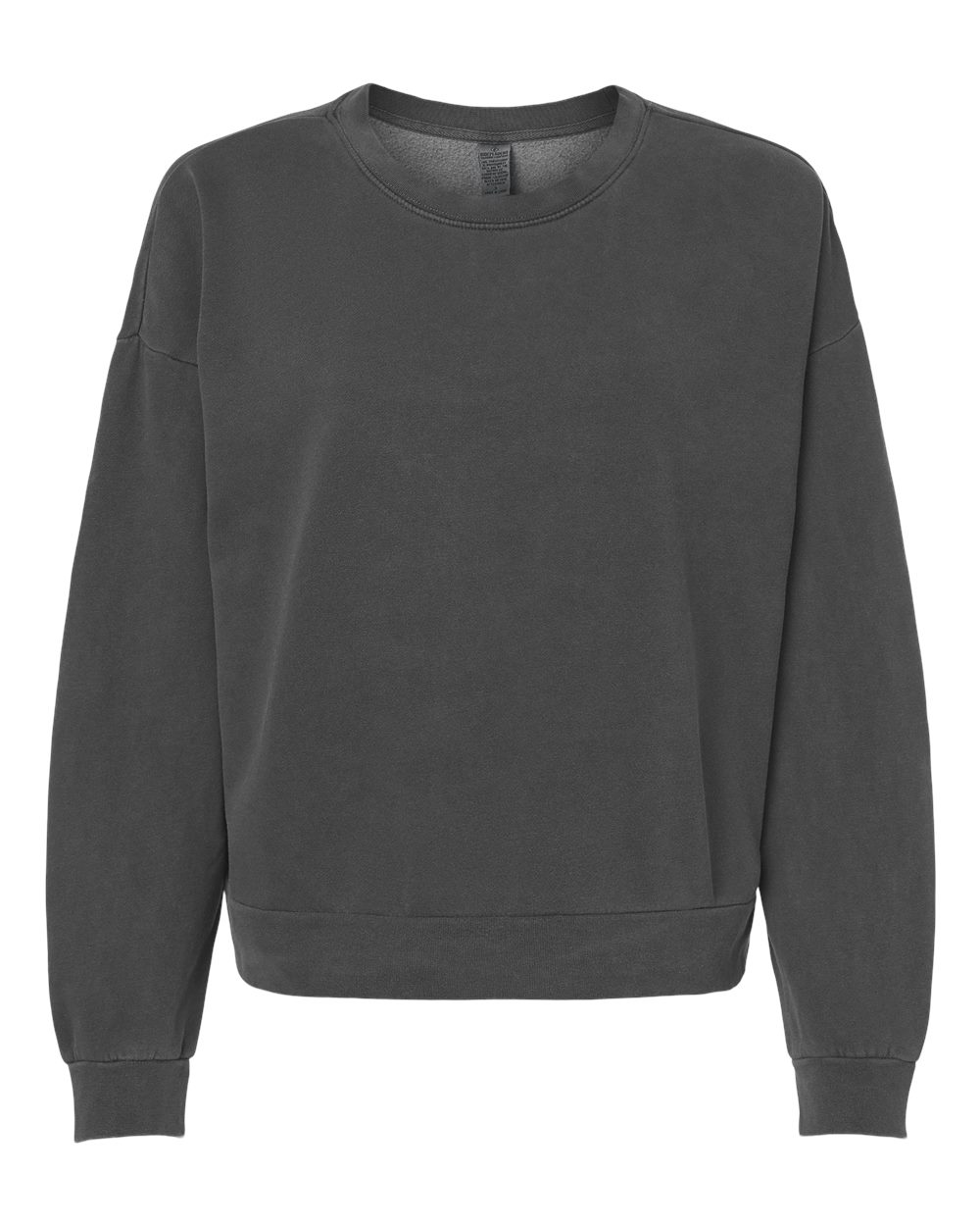 Independent Trading Co. PRM2700 Women's California Wave Wash Sunday Crewneck Sweatshirt in Pigment Black
