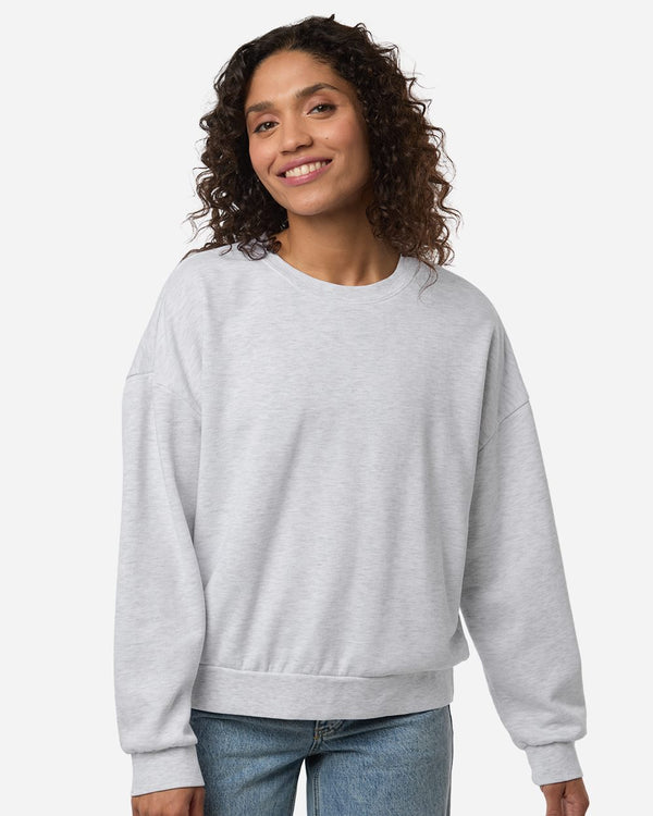 Independent Trading Co. PRM2700 Women's California Wave Wash Sunday Crewneck Sweatshirt